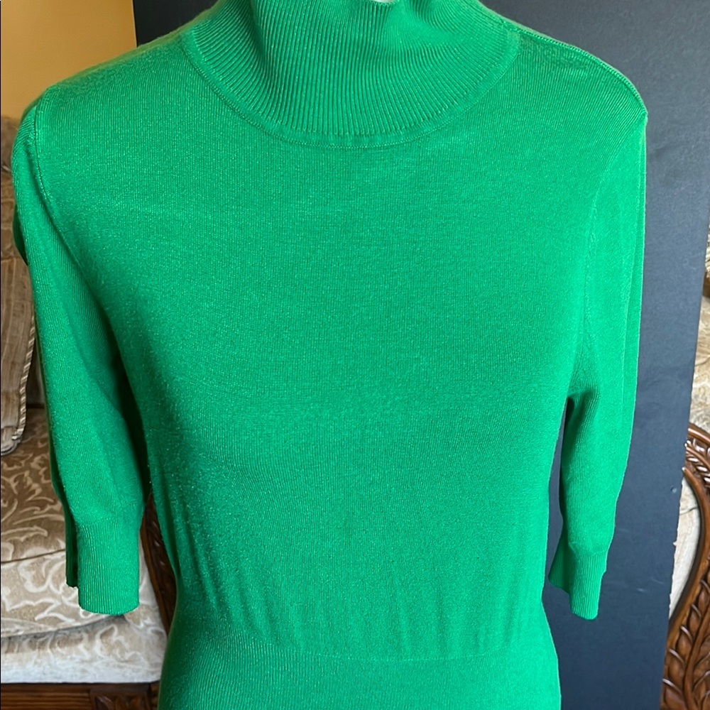 Express Green Cowl Neck Sweater